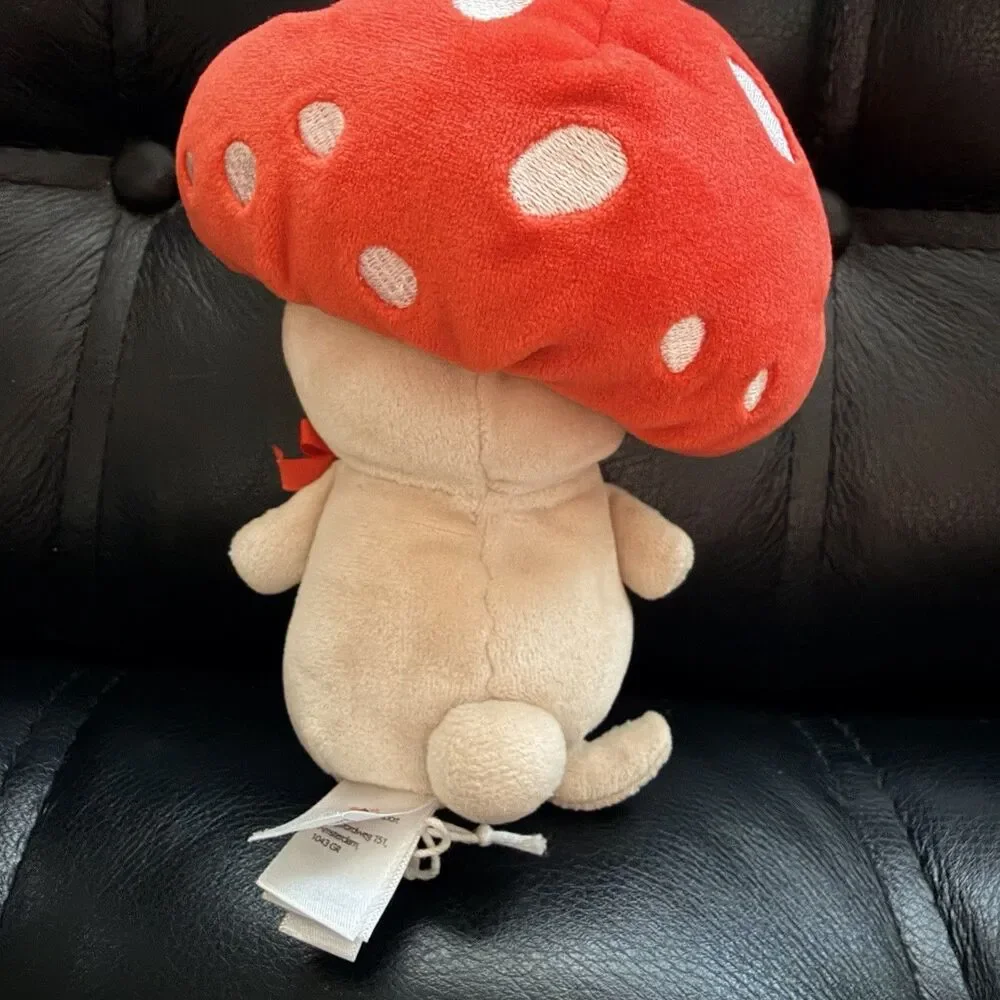 Jellycat Amuseable Mushroom Plush Red Toadstool Stuffed Toy 7” Soft Doll Retired